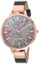 Nine West Womens Floral Dial Strap Watch