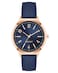 Nine West Womens Strap Watch NW2836Navy BlueRose Gold NW2836RGNV