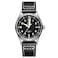 ADDIESDIVE Automatic Watches for Men and Women Diver 200 M Luminous Black Dial Black Leather Strap