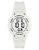 Armitron Sport Womens Digital Chronograph Resin Strap Watch White 457086PWT