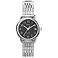 Timex Womens Easy Reader 25mm Perfect Fit Watch SilverTone Case Black Dial with SilverTone Expansion Band