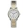 Timex Womens Easy Reader 25mm Perfect Fit Watch TwoTone Case White Dial with TwoTone Expansion Band