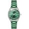Bisley Women Dark Green Metal Bracelet Watch Three Hand Analog Watch
