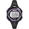 Timex Womens Ironman Triathlon Essential 10 34mm Watch Black Purple Case with Black Resin Strap