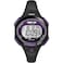 Timex Womens Ironman Triathlon Essential 10 34mm Watch Black Purple Case with Black Resin Strap