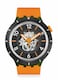 Swatch Big Bold Bioceramic Unisex Watch Casual Polymer Orange Automatic Waterproof FallIage