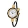 Blekon Original Elegant 23mm Round Analog Display Watch for Women with Arabic Numerals and Cable Cuff Bangle