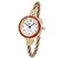Blekon Original Elegant 23mm Round Analog Display Watch for Women with Arabic Numerals and Cable Cuff Bangle