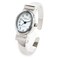FTW Silver Small Size 56 Wrist Size Oval Face Metal Band Womens Bangle Cuff Watch