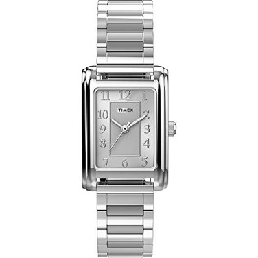 Timex Womens Meriden 21mm Watch SilverTone with Expansion Band