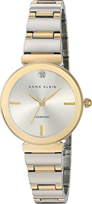Anne Klein Womens Genuine Diamond Dial Bracelet Watch