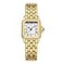 CHEETAH Watches for Women with Small Vintage Bracelet Gold White Face Rectangular Case Roman Dial