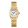CHEETAH Watches for Women with Small Vintage Bracelet Gold White Face Rectangular Case Roman Dial