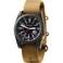 BERTUCCI A3PS Solar Field Watch Black DialBlack Case 365 Khaki Nylon Band