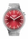 Swatch Big Bold Irony Unisex Watch Casual Polymer Red Automatic Waterproof Big Bold Irony Scarlet Shimmer