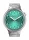 Swatch Big Bold Irony Unisex Watch Casual Polymer Blue Automatic Waterproof Big Bold Irony Aqua Shimmer