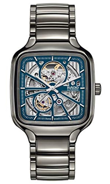 Rado True Square Swiss Automatic Watch with Ceramic Strap 21 Model R27083202 Silver