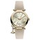 Vivienne Westwood Orb Pop Womens Quartz Watch with Champagne Dial and Beige Leather Strap VV006GDCM