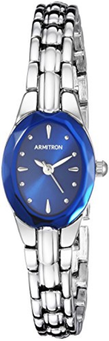 Armitron Womens 753313BLSV Sapphire Blue and SilverTone Bracelet Watch