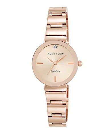 Anne Klein Womens Genuine Diamond Dial Bracelet Watch