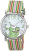 Accutime Muppets Womens MU1010 Kermit the Frog Dial MultiColor Watch with Fabric Strap