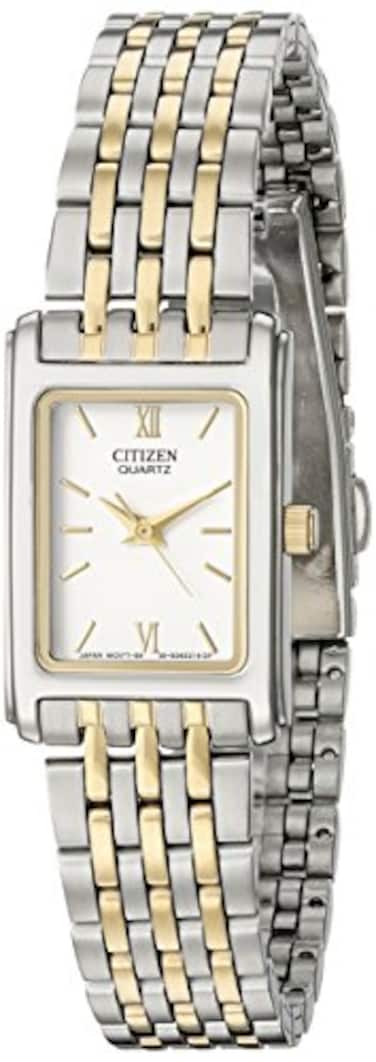 Citizen Quartz Womens Watch Stainless Steel Classic TwoTone Model EJ585456A