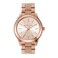 Michael Kors Watch Slim Runway ThreeHand Rose GoldTone Stainless Steel Womens Watch