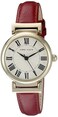 Anne Klein Womens Leather Strap Watch