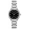 Citizen Womens EcoDrive Dress Classic Diamond Watch in Stainless Steel Black Dial Model FE210051E