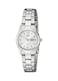 Citizen Quartz Womens Watch Stainless Steel Classic SilverTone Model EQ054057A