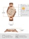Fossil Womens Modern Courier Quartz Stainless Chronograph Watch Color Rose Gold Model BQ3377