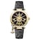 Vivienne Westwood Orb Womens Quartz Watch with Black Dial and Black Leather Strap VV006BKGD