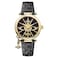 Vivienne Westwood Orb Womens Quartz Watch with Black Dial and Black Leather Strap VV006BKGD