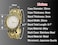 Blekon Collections Japanese Quartz Womens 35mm Case Egyptian Style Concho Cuff Bangle Watch Silver