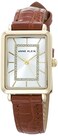 Anne Klein Womens Glitter Accented CrocoGrain Strap Watch AK3820