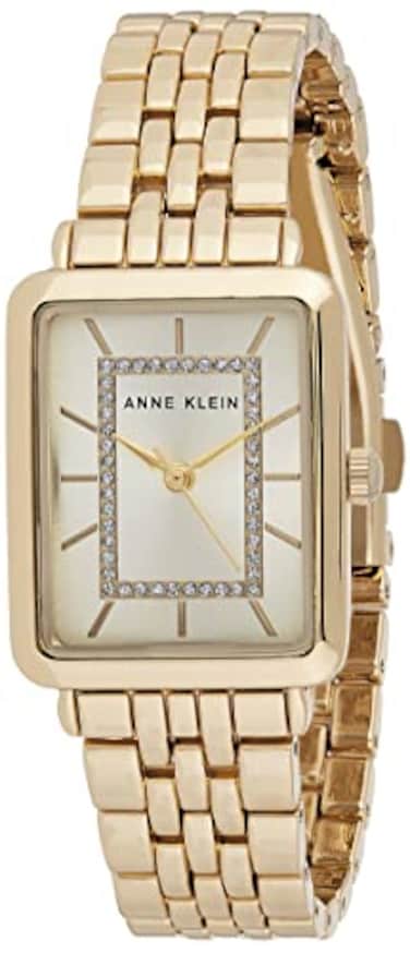 Anne Klein Womens Glitter Accented Bracelet Watch