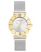 Anne Klein Womens Glitter Accented Mesh Bracelet Watch
