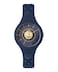 Versus Versace Fire Island Lion Collection Luxury Womens Watch Timepieces with a Blue Strap Case and Dial