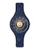 Versus Versace Fire Island Lion Collection Luxury Womens Watch Timepieces with a Blue Strap Case and Dial