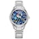 Citizen EcoDrive Disney Womens Watch Stainless Steel Minnie Mouse Crystal SilverTone