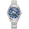 Citizen EcoDrive Disney Womens Watch Stainless Steel Minnie Mouse Crystal SilverTone