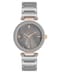 Anne Klein Womens Genuine Diamond Dial Ceramic Bracelet WatchTaupeRose Gold