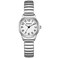 BOSHIYA Quartz Womens Easy Reader 23mm Stainless Steel Expansion Band Watchs for Small Wrist GoldSilver WomenSilver