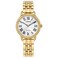 Citizen Ladies EcoDrive Classic Watch in GoldTone Stainless Steel SilverTone Dial