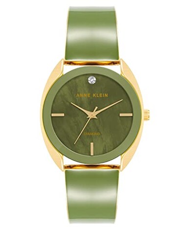 Anne Klein Womens Premium Crystal Accented Bracelet Watch