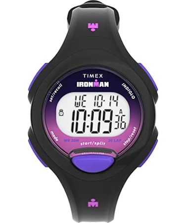 Timex Womens Ironman Triathlon Essential 34mm Watch Black Strap Digital Dial Black Case