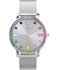 Timex Womens Transcend 34mm Watch SilverTone Bracelet SilverTone Dial SilverTone Case