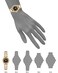 Anne Klein Womens Date Function Bracelet Watch
