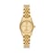 Michael Kors MK4741 Petite Lexington Three Hand Watch Gold One Size