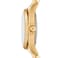 Michael Kors MK4741 Petite Lexington Three Hand Watch Gold One Size